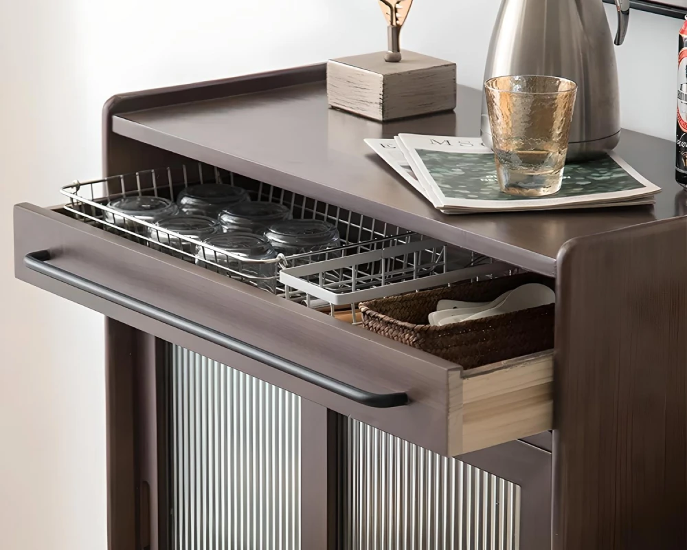 sideboard buffet with glass doors